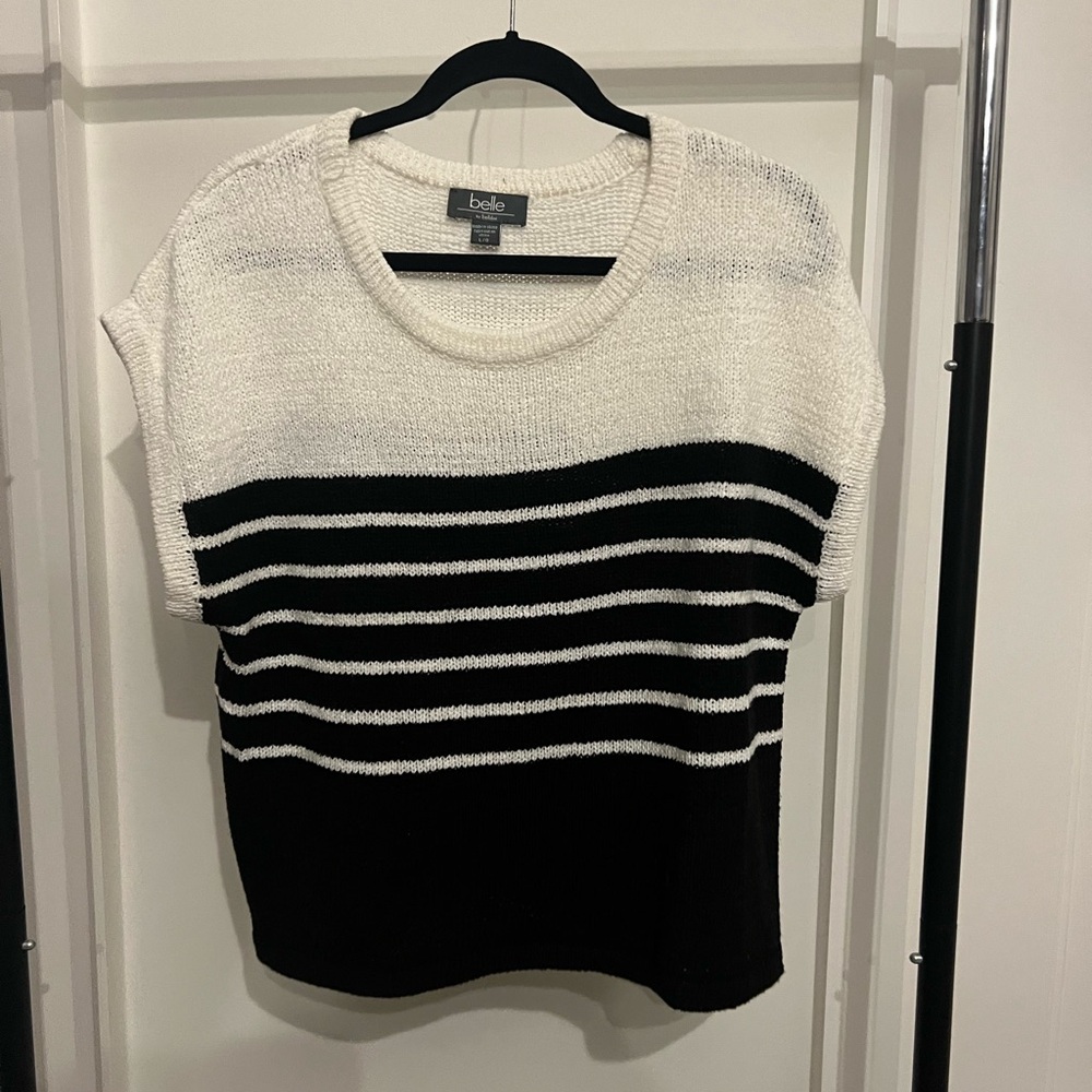 Bobeau Cream Knit Sweater